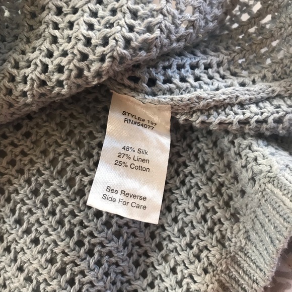 SOLD CAbi sky blue knit tank - Picture 5 of 5